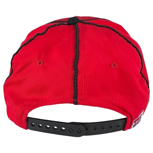 Georgia Bulldogs Snapback Hat By The Game Red And Black Cap Adjustable Vintage - Picture 4 of 9